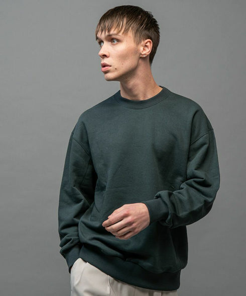 MR.OLIVE/COTTON BASIC URAKE -STANDARD CREW NECK SWEAT SHIRTミスターオリーブ/コットンベーシック裏毛/スタンダードクルーネックスウェット